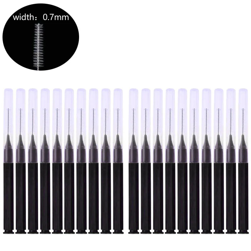 20Pcs Disposable Mini Eyebrow Brushes Brow Lift Tool