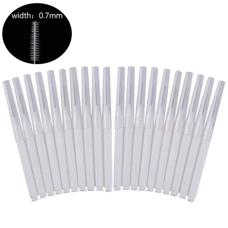 20Pcs Disposable Mini Eyebrow Brushes Brow Lift Tool