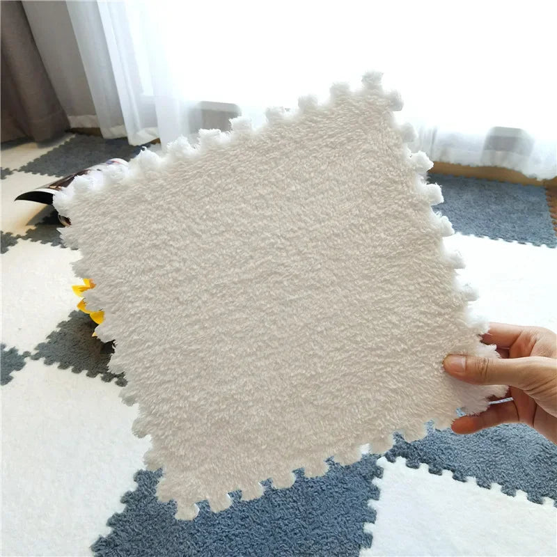 20pcs Activities Mat For Baby Soft Plush Kids