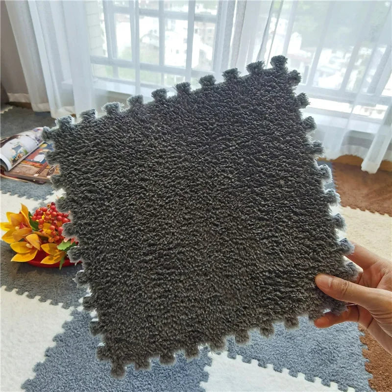 20pcs Activities Mat For Baby Soft Plush Kids