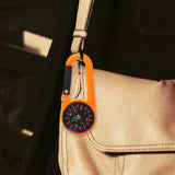 21 Pcs Compass Buckle Hiking Accessories Key Chain