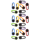 21 Pcs Compass Buckle Hiking Accessories Key Chain
