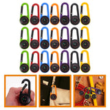 21 Pcs Compass Buckle Hiking Accessories Key Chain