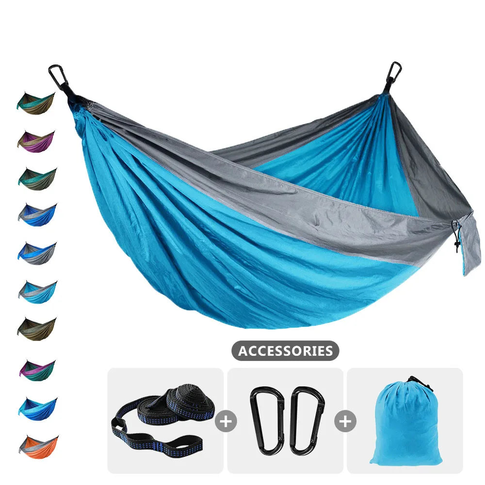 220x90cm Single Camping Hammock lightweight parachute Hammock with