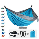 220x90cm Single Camping Hammock lightweight parachute Hammock with