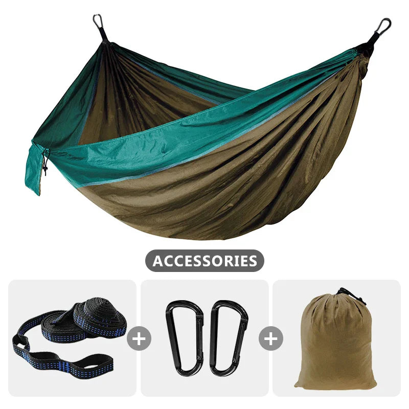 220x90cm Single Camping Hammock lightweight parachute Hammock with