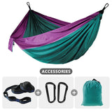 220x90cm Single Camping Hammock lightweight parachute Hammock with