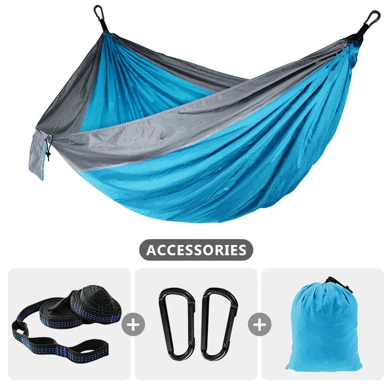 220x90cm Single Camping Hammock lightweight parachute Hammock with