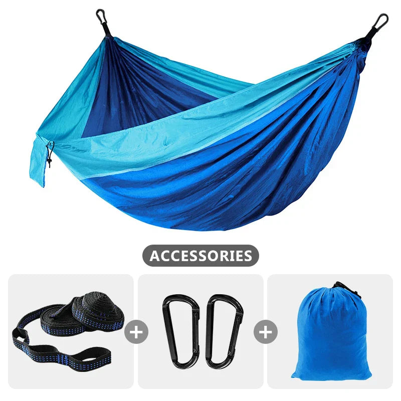 220x90cm Single Camping Hammock lightweight parachute Hammock with