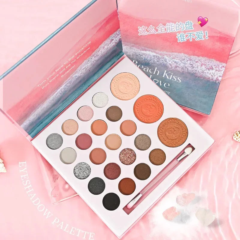 23 Colors Eyeshadow Palette Pearly Matte Earth Color