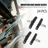 24Pcs V Type Silent Brake Pads Shoes Bike