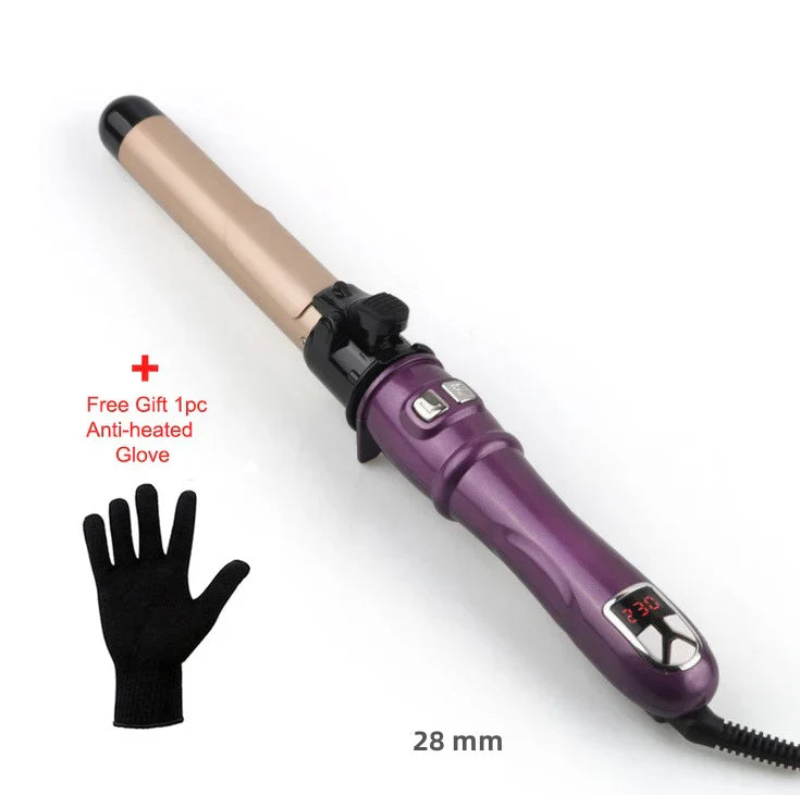 25/28/32mm Ceramic Barrel Hair Curlers Automatic Rotating Curling