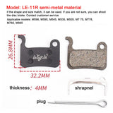 25 Pair MTB Bicycle Disc Brake Pads Resin/Metal/Ceramic