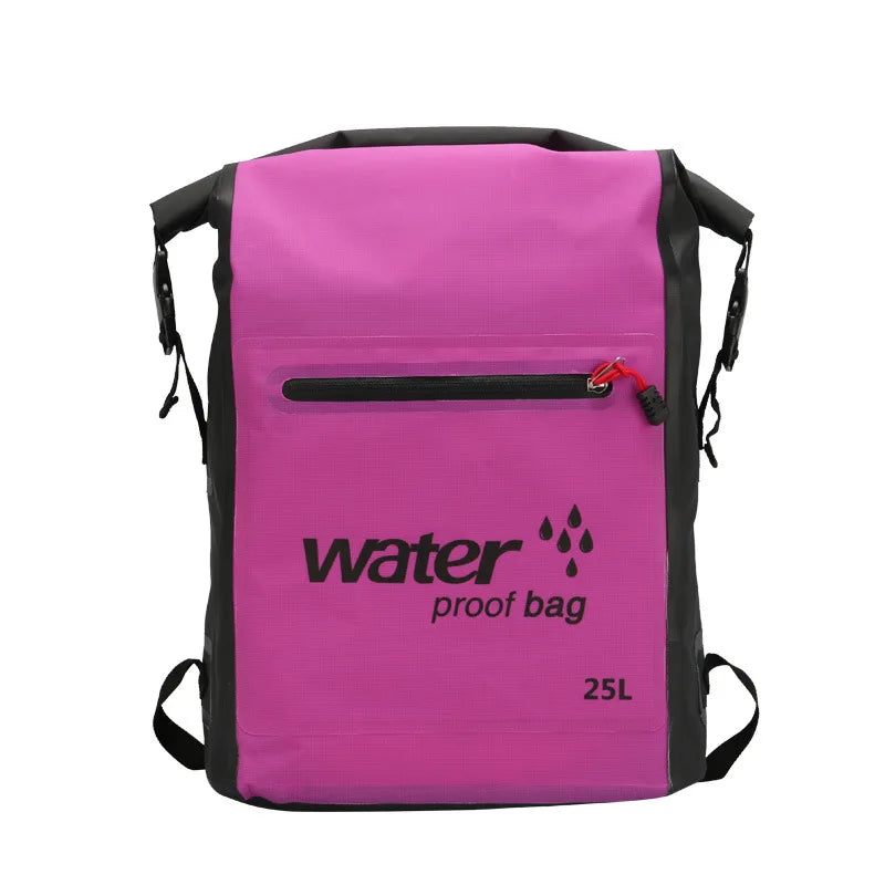 25L PVC Swimming Waterproof Dry Bag Double Straps