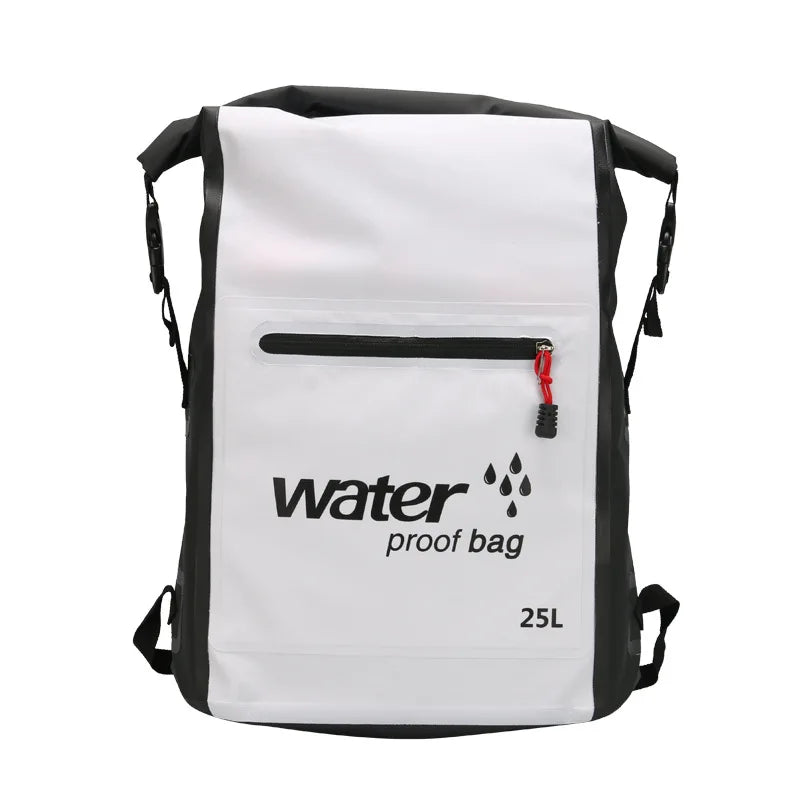 25L PVC Swimming Waterproof Dry Bag Double Straps