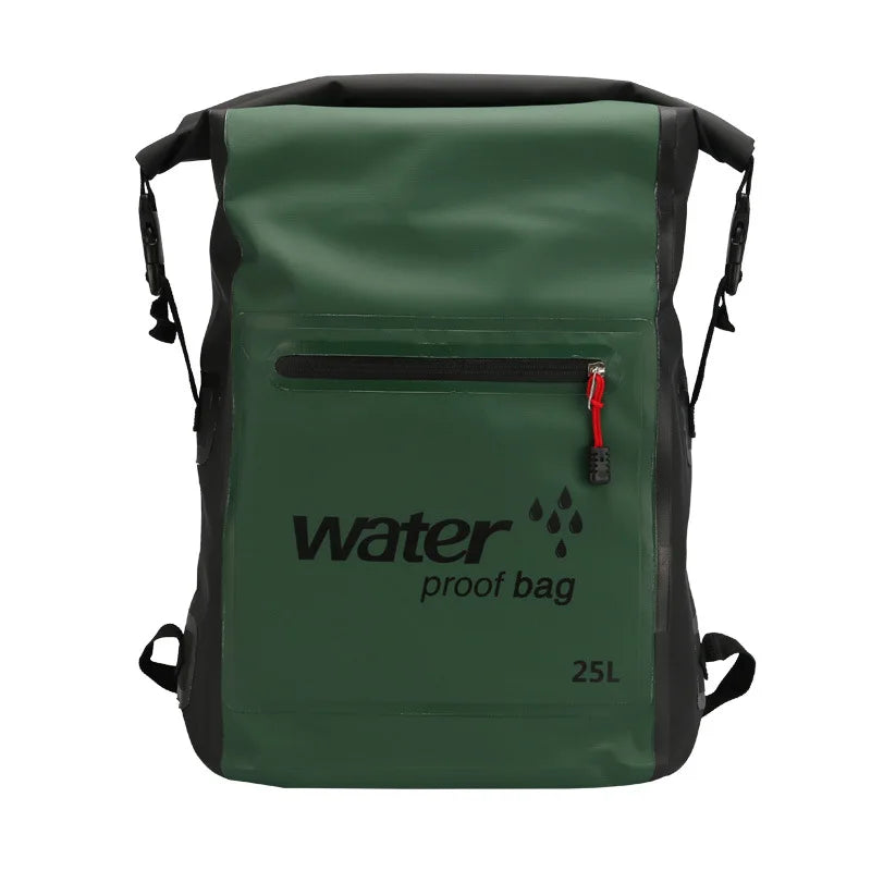 25L PVC Swimming Waterproof Dry Bag Double Straps