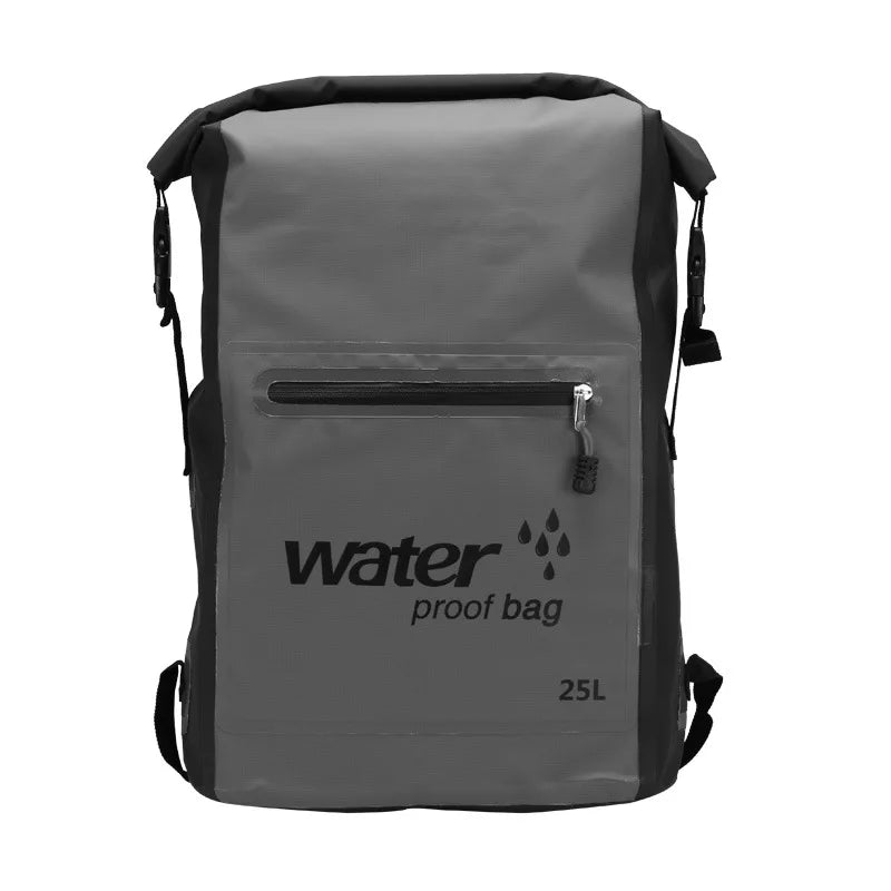 25L PVC Swimming Waterproof Dry Bag Double Straps