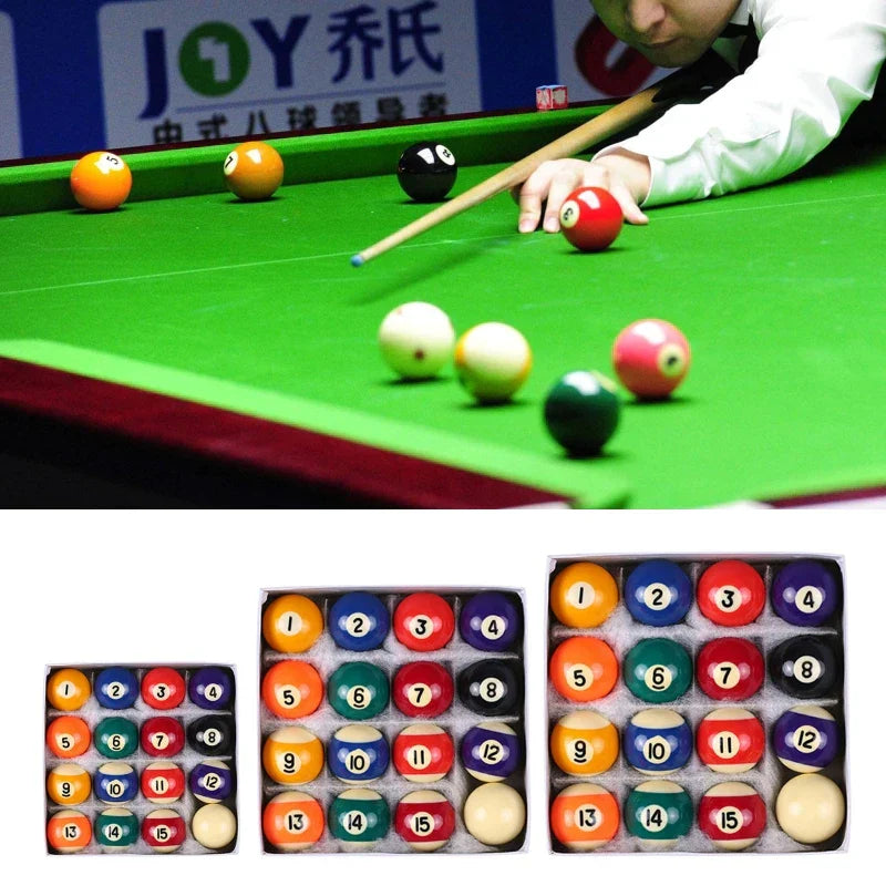 25mm32mm38mm Children Mini Billiards Table Balls Set Resin
