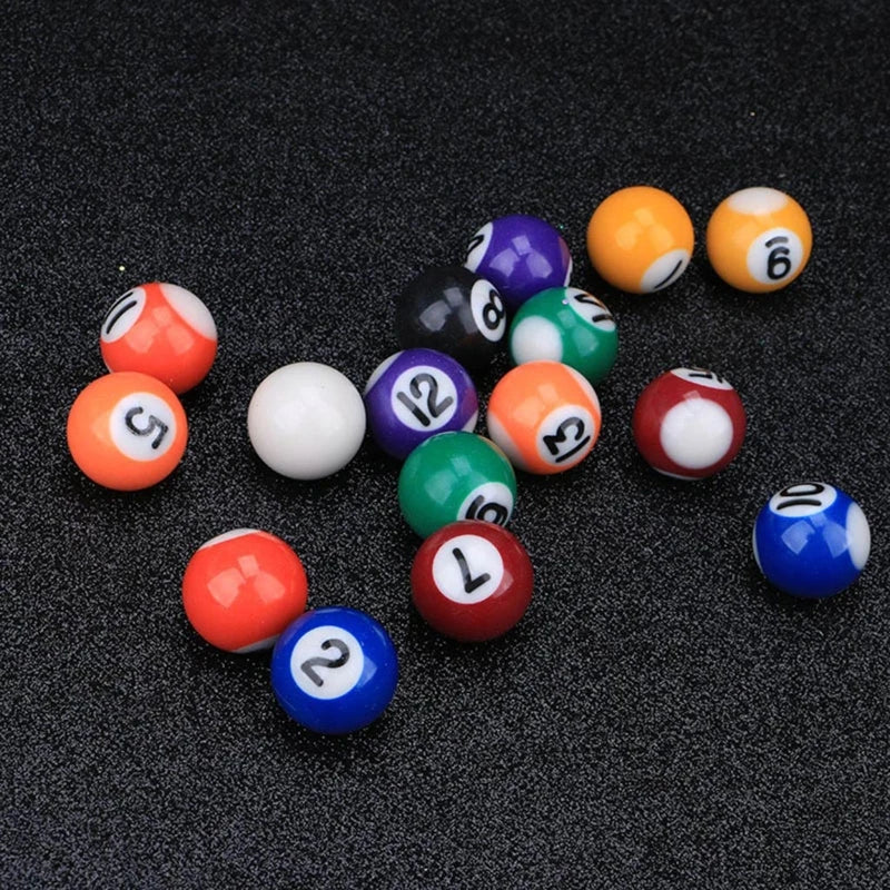 25mm32mm38mm Children Mini Billiards Table Balls Set Resin