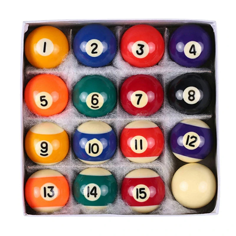 25mm32mm38mm Children Mini Billiards Table Balls Set Resin
