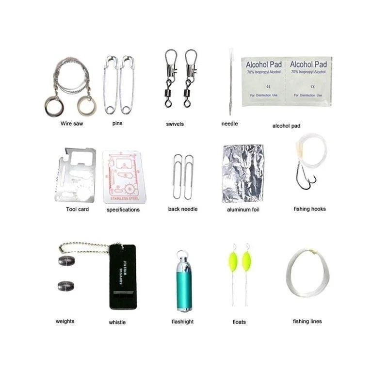 29 in 1 Professional Survival Kit Outdoor Travel