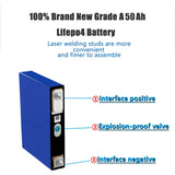 2PCS LiitoKala 3.2v 50Ah lifepo4 cells lithium batteries