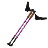 2Pcs Hiking Walking Sticks Anti Shock Trekking Poles