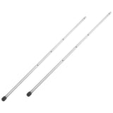 2Pcs Rods Foosball Tables Soccer Table Replacement Accessory