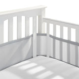 2Pcs/Set Baby Mesh Crib Bumper Liner Breathable Summer