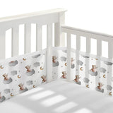 2Pcs/Set Baby Mesh Crib Bumper Liner Breathable Summer