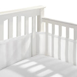 2Pcs/Set Baby Mesh Crib Bumper Liner Breathable Summer