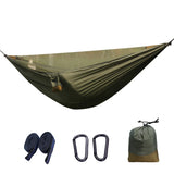 2Person Outdoor Camping Hammock 2.8x1.4m/9.2x4.6ft Lightweight Hanging Mosquito