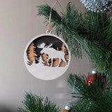 Wooden Handcraft Ornaments  Christmas Tree Pendants