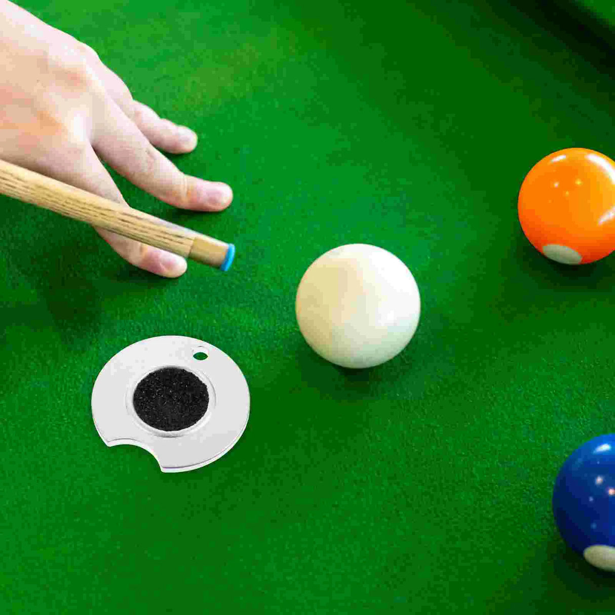 2pcs Cue Tip Shaper Pool Tip Shaper Round