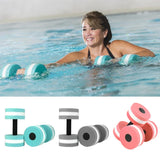 2pcs EVA Foam Aqua Dumbbells Water Aerobics Swim