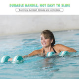 2pcs EVA Foam Aqua Dumbbells Water Aerobics Swim