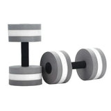 2pcs EVA Foam Aqua Dumbbells Water Aerobics Swim