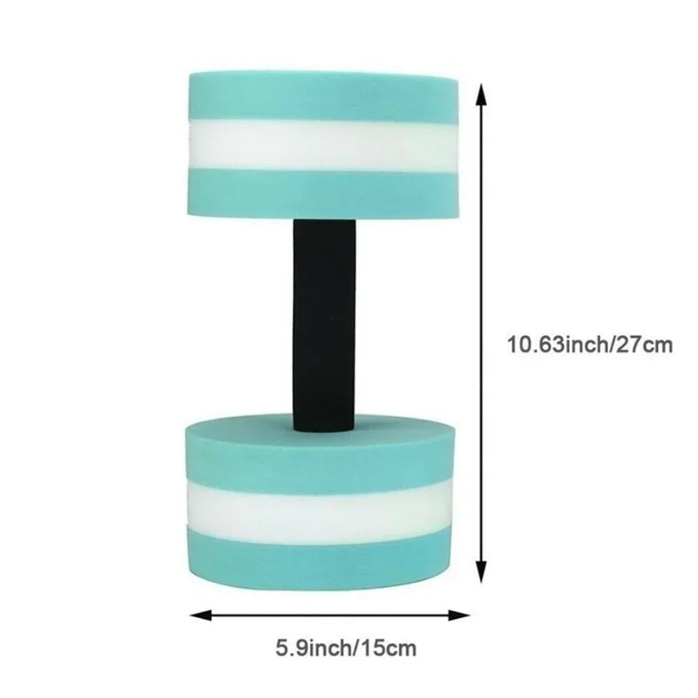 2pcs EVA Foam Aqua Dumbbells Water Aerobics Swim