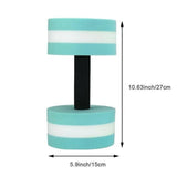 2pcs EVA Foam Aqua Dumbbells Water Aerobics Swim