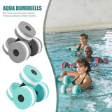 2pcs EVA Foam Aqua Dumbbells Water Aerobics Swim