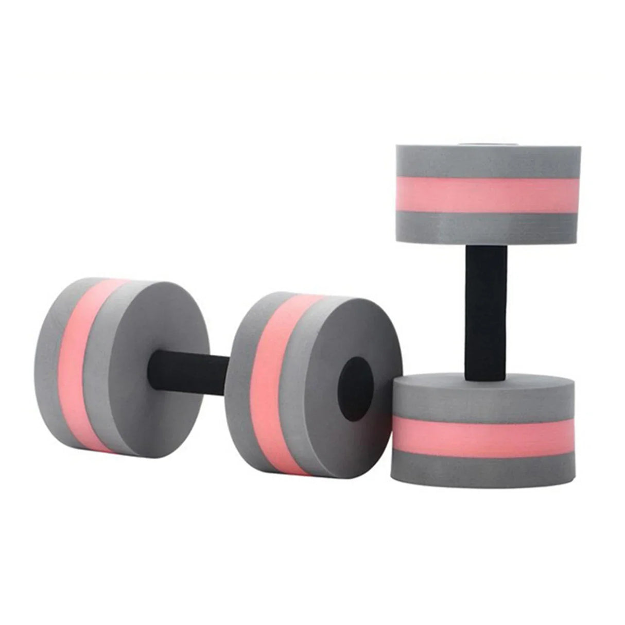 2pcs EVA Water Foam Floating Dumbbell Swimming Pool