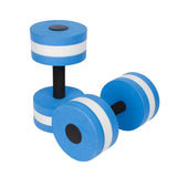 2pcs EVA Water Foam Floating Dumbbell Swimming Pool