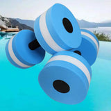 2pcs EVA Water Foam Floating Dumbbell Swimming Pool