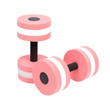 2pcs EVA Water Foam Floating Dumbbell Swimming Pool