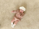 2pcs Newborn Baby Girls Clothes Organic Cotton Ruffled