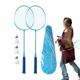 2pcs Professional Badminton Rackets And Carrying Bag Set