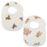 2pcs/set Cotton Waterproof Baby Bibs Summer Infant Bib