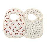 2pcs/set Cotton Waterproof Baby Bibs Summer Infant Bib