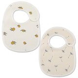 2pcs/set Cotton Waterproof Baby Bibs Summer Infant Bib