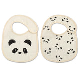 2pcs/set Cotton Waterproof Baby Bibs Summer Infant Bib